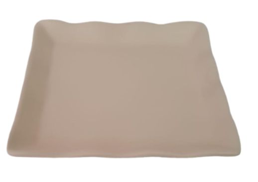 Bandeja bege Quadrada